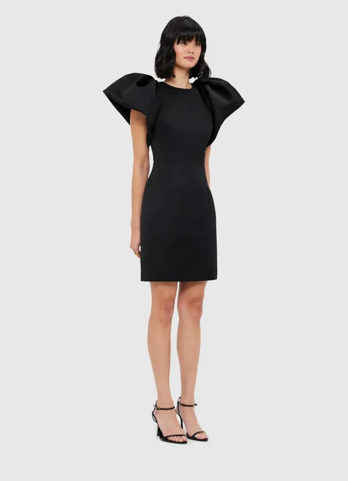 Dresses and Jumpsuits Women LEO LIN Dayna Mini Dress 8211 Ebony
