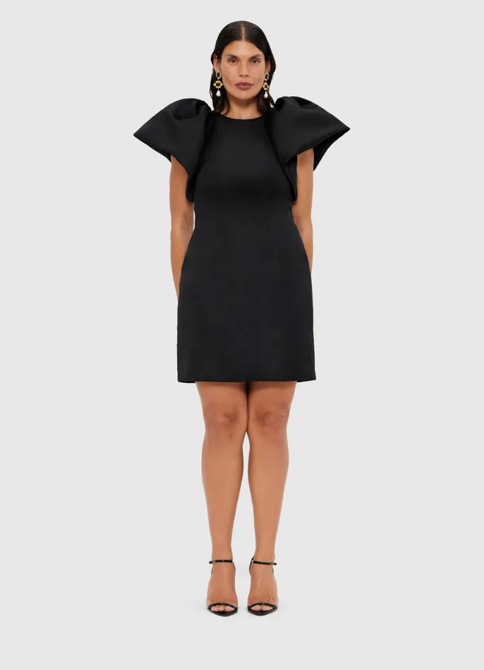 Dresses and Jumpsuits Women LEO LIN Dayna Mini Dress 8211 Ebony