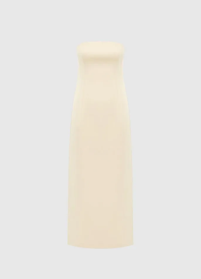 Dresses and Jumpsuits Women LEO LIN Rayna Bustier Maxi Dress 8211 Champagne