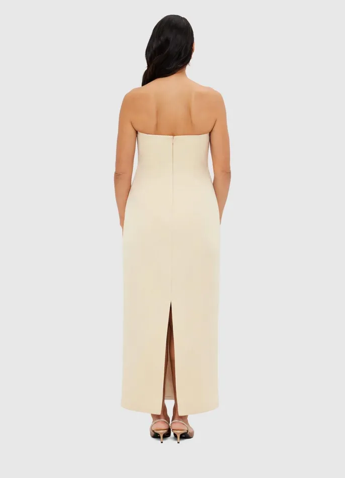 Dresses and Jumpsuits Women LEO LIN Rayna Bustier Maxi Dress 8211 Champagne
