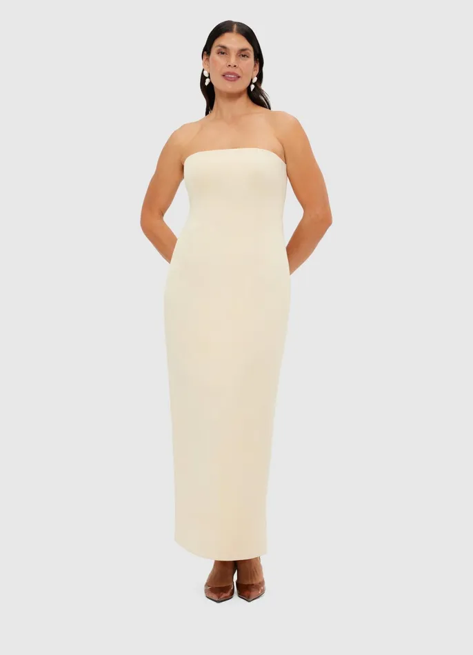 Dresses and Jumpsuits Women LEO LIN Rayna Bustier Maxi Dress 8211 Champagne