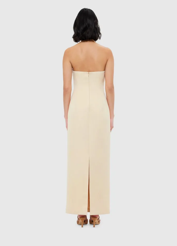 Dresses and Jumpsuits Women LEO LIN Rayna Bustier Maxi Dress 8211 Champagne