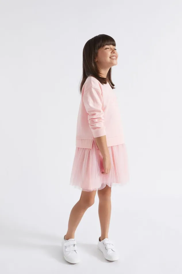 Dresses Girl Seed Heritage Core Tutu Logo Dress Dusty Rose
