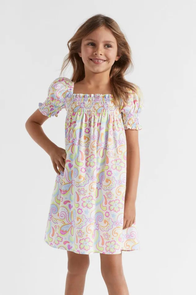 Dresses Girl Seed Heritage Paisley Dress Key Lime
