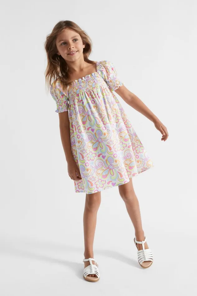 Dresses Girl Seed Heritage Paisley Dress Key Lime