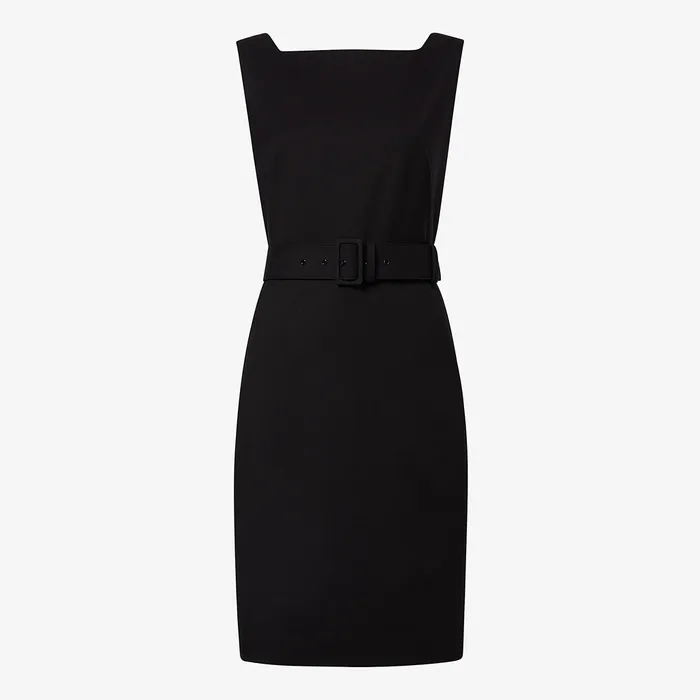 Dresses M M LaFleur Women The Cynthia Dress 8211 Washable Wool Twill Black