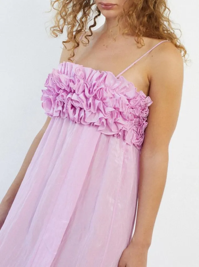 Dresses Shop Lisa Says Gah Shiny Tech Strap Midi Dress