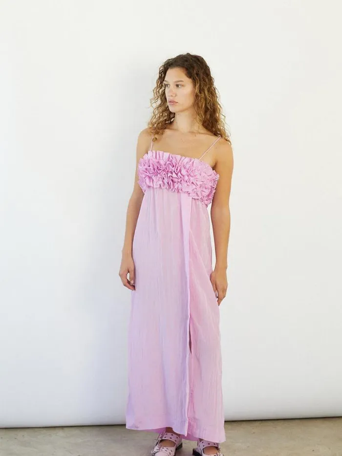 Dresses Shop Lisa Says Gah Shiny Tech Strap Midi Dress