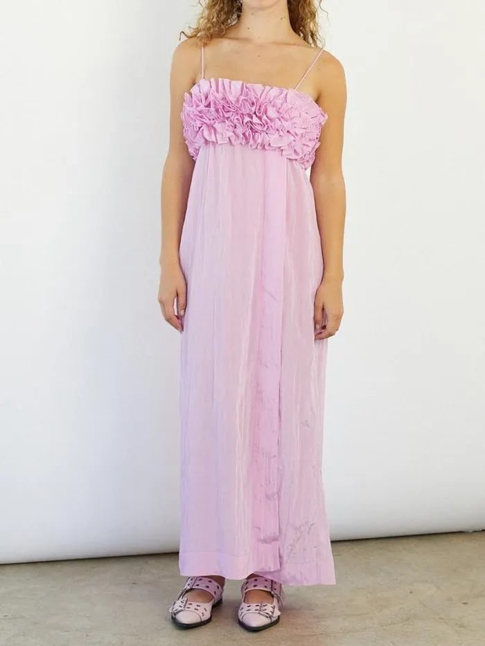 Dresses Shop Lisa Says Gah Shiny Tech Strap Midi Dress