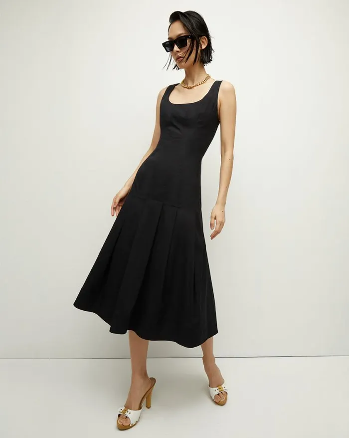 Dresses Shop Veronica Beard Jolie Midi Dress Black