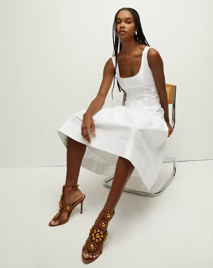 Dresses Shop Veronica Beard Jolie Midi Dress Black