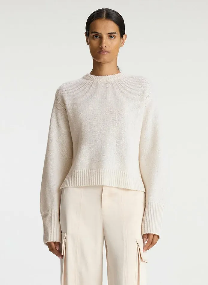 Dresses Women ALC Asher Cashmere Sweater Natural