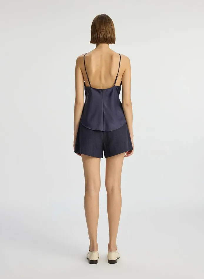 Dresses Women ALC Kendra Satin Camisole Evening Blue Dresses Women ALC Kendra Satin Camisole Evening Blue