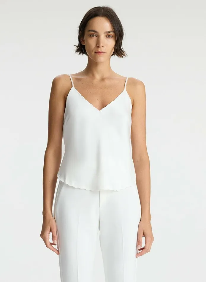 Dresses Women ALC Malia Scalloped Camisole Top White