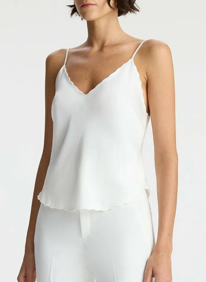 Dresses Women ALC Malia Scalloped Camisole Top White