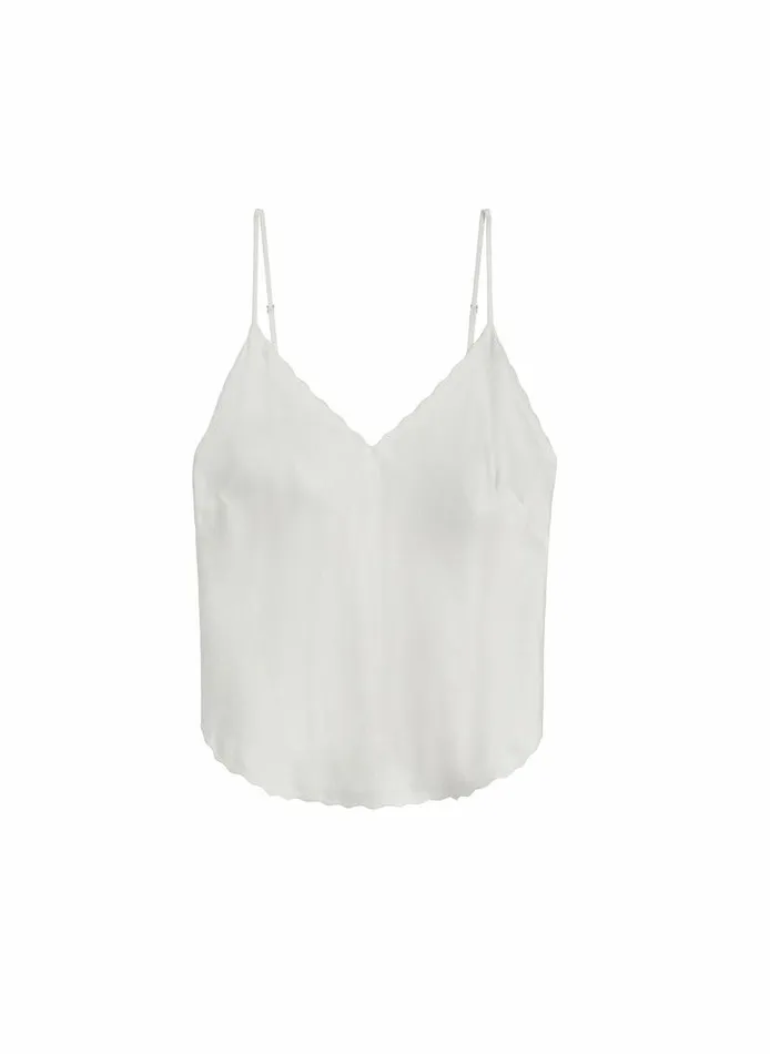 Dresses Women ALC Malia Scalloped Camisole Top White