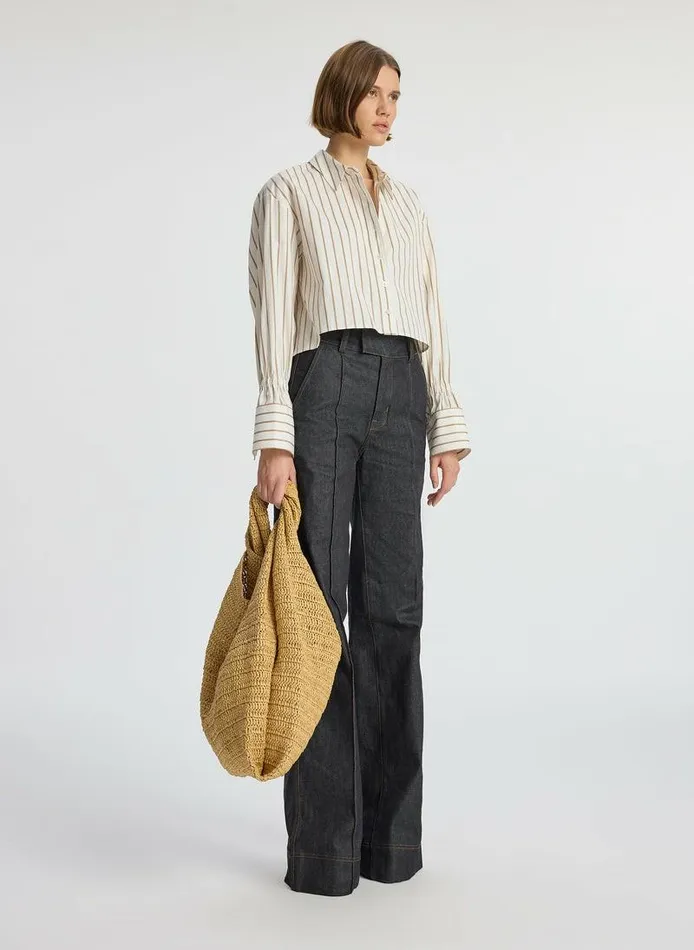 Dresses Women ALC Monica II Cropped Cotton Shirt Bonelark Dresses Women ALC Monica II Cropped Cotton Shirt Bonelark