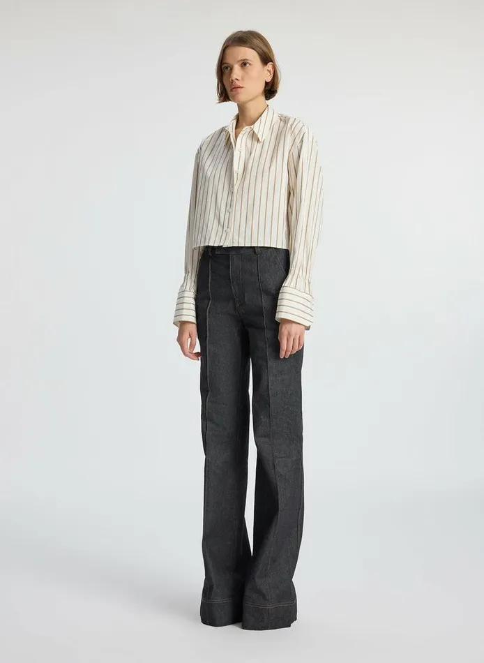 Dresses Women ALC Monica II Cropped Cotton Shirt Bonelark Dresses Women ALC Monica II Cropped Cotton Shirt Bonelark