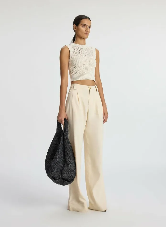 Dresses Women ALC Sawyer Crochet Top Bonecream