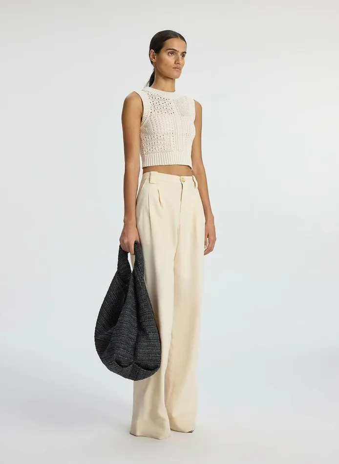 Dresses Women ALC Sawyer Crochet Top Bonecream