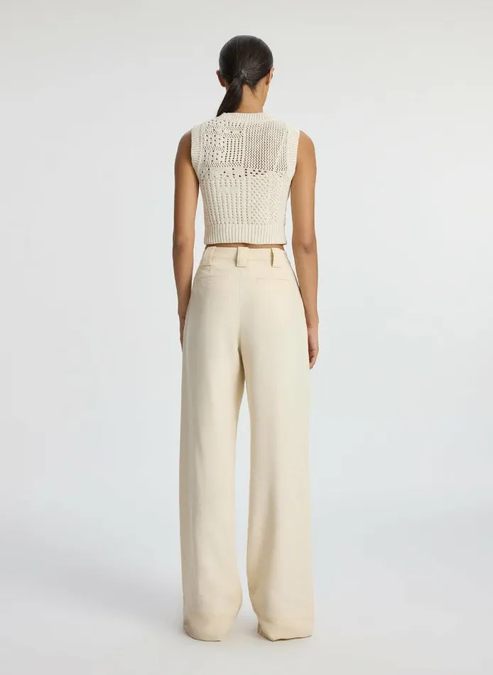 Dresses Women ALC Sawyer Crochet Top Bonecream