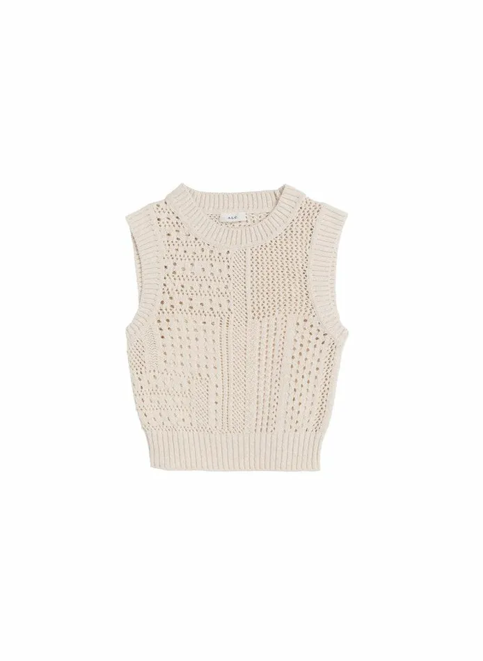 Dresses Women ALC Sawyer Crochet Top Bonecream