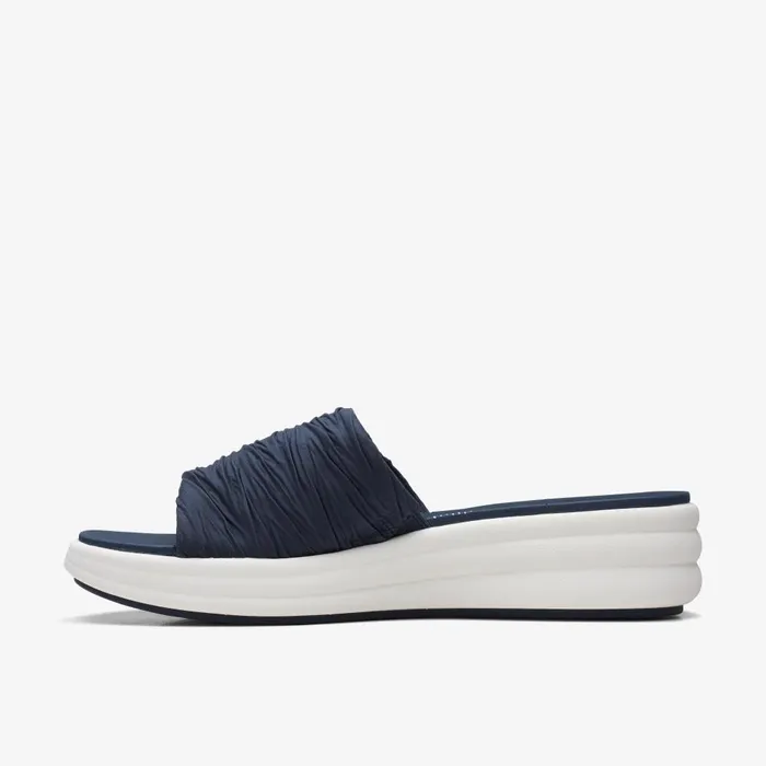 Drift Petal Navy Women Clarks Sandals and Flip Flops