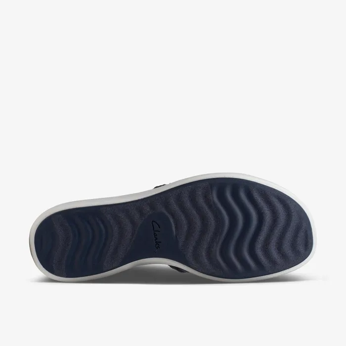 Drift Petal Navy Women Clarks Sandals and Flip Flops