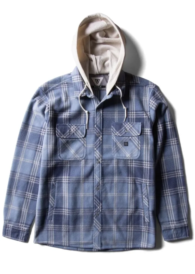 EcoZy Shirt Jacket Dark Denim Men Vissla Shirts and Flannels