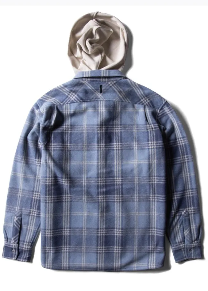 EcoZy Shirt Jacket Dark Denim Men Vissla Shirts and Flannels
