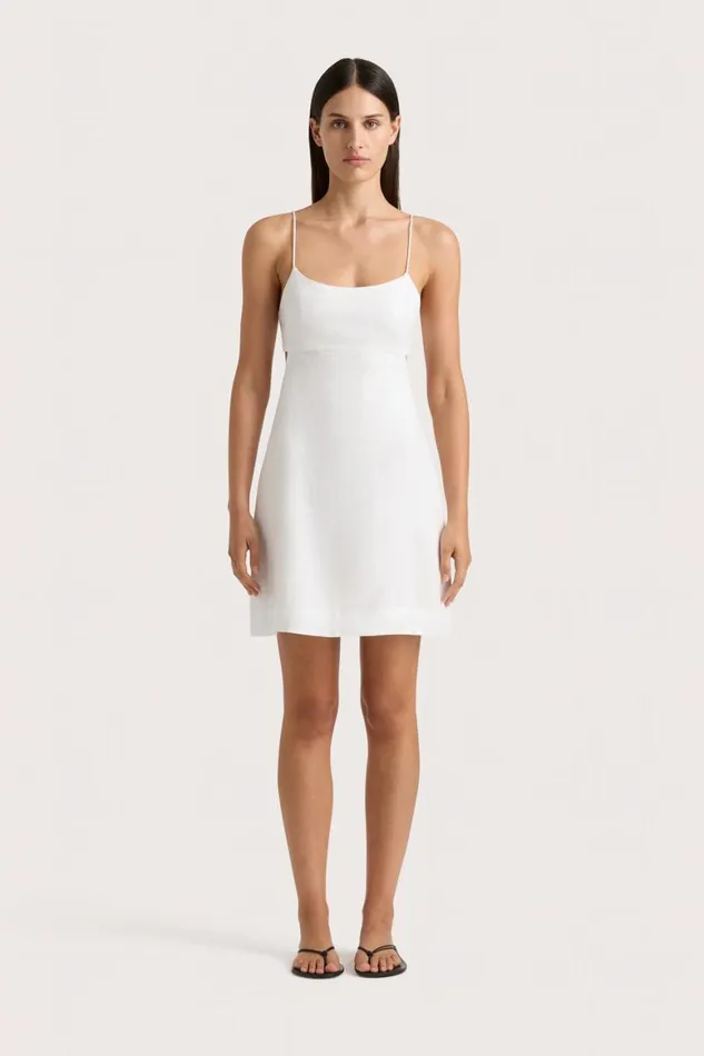 Faithfull The Brand Dresses Antibes Mini Dress White 8211 Women