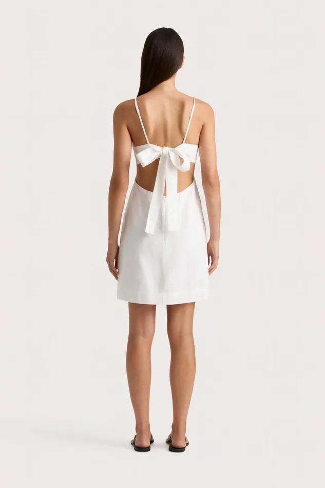 Faithfull The Brand Dresses Antibes Mini Dress White 8211 Women Faithfull The Brand Dresses Antibes Mini Dress White 8211 Women