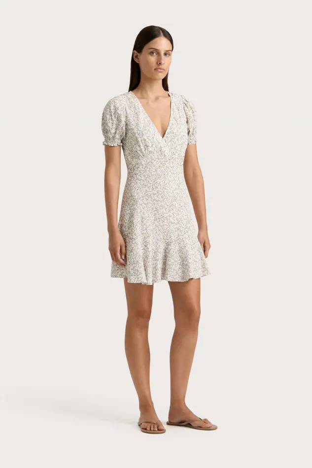 Faithfull The Brand Dresses Aurelia Mini Dress Calla Umber 8211 Women Faithfull The Brand Dresses Aurelia Mini Dress Calla Umber 8211 Women