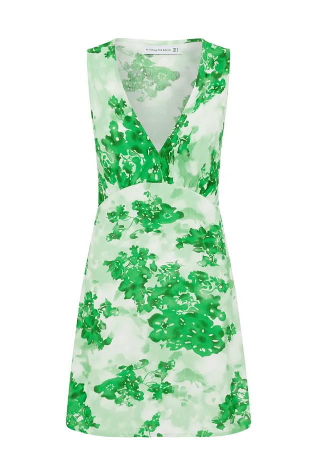 Faithfull The Brand Dresses Nadja Mini Dress Rosella Floral Green 8211 Women Faithfull The Brand Dresses Nadja Mini Dress Rosella Floral Green 8211 Women