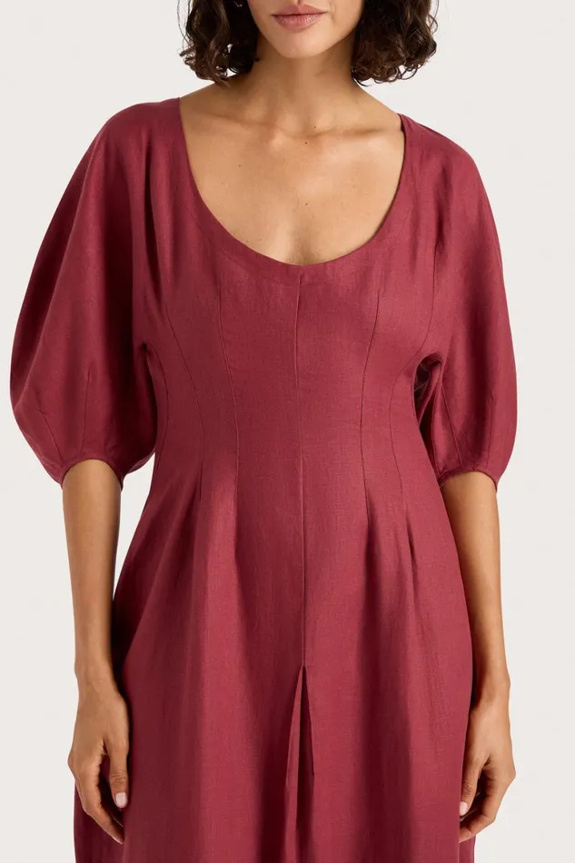 Faithfull The Brand Dresses Raynara Maxi Dress Wine 8211 Women Faithfull The Brand Dresses Raynara Maxi Dress Wine 8211 Women