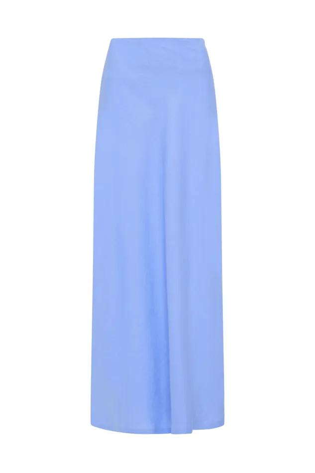 Faithfull The Brand Skirts and Shorts Antibes Maxi Skirt Mid Blue 8211 Women Faithfull The Brand Skirts and Shorts Antibes Maxi Skirt Mid Blue 8211 Women