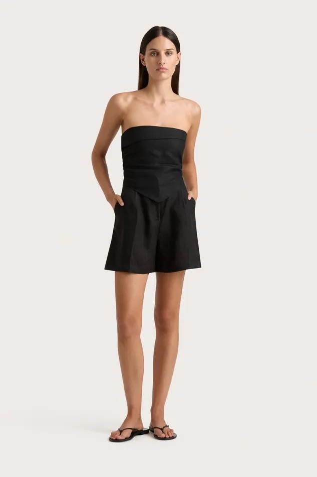 Faithfull The Brand Skirts and Shorts Antibes Short Black 8211 Women Faithfull The Brand Skirts and Shorts Antibes Short Black 8211 Women