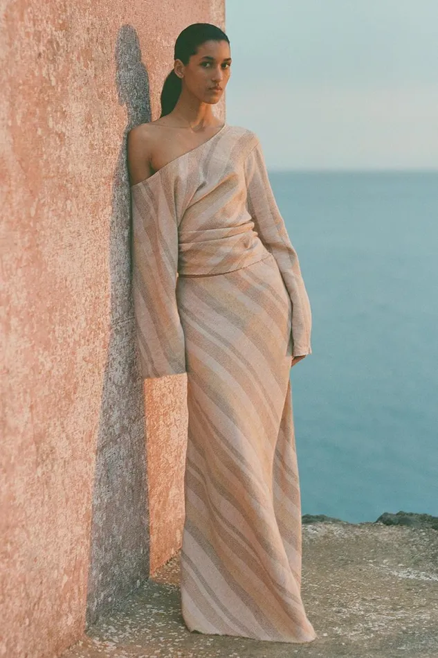 Faithfull The Brand Skirts and Shorts Sao Paulo Skirt Terracotta Stripe 8211 Women Faithfull The Brand Skirts and Shorts Sao Paulo Skirt Terracotta Stripe 8211 Women