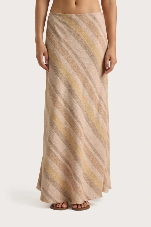 Faithfull The Brand Skirts and Shorts Sao Paulo Skirt Terracotta Stripe 8211 Women Faithfull The Brand Skirts and Shorts Sao Paulo Skirt Terracotta Stripe 8211 Women