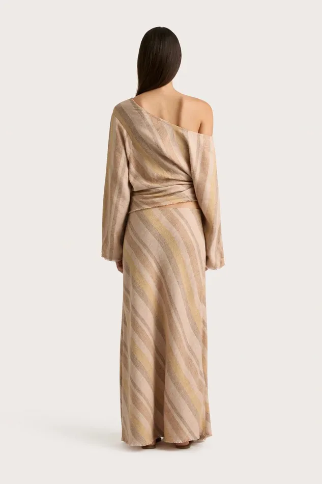 Faithfull The Brand Skirts and Shorts Sao Paulo Skirt Terracotta Stripe 8211 Women Faithfull The Brand Skirts and Shorts Sao Paulo Skirt Terracotta Stripe 8211 Women