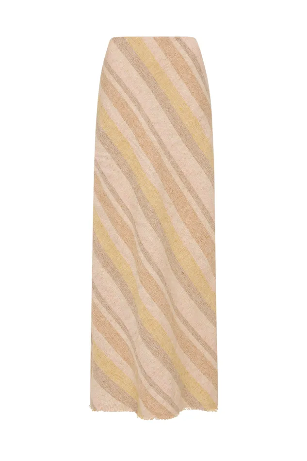 Faithfull The Brand Skirts and Shorts Sao Paulo Skirt Terracotta Stripe 8211 Women Faithfull The Brand Skirts and Shorts Sao Paulo Skirt Terracotta Stripe 8211 Women