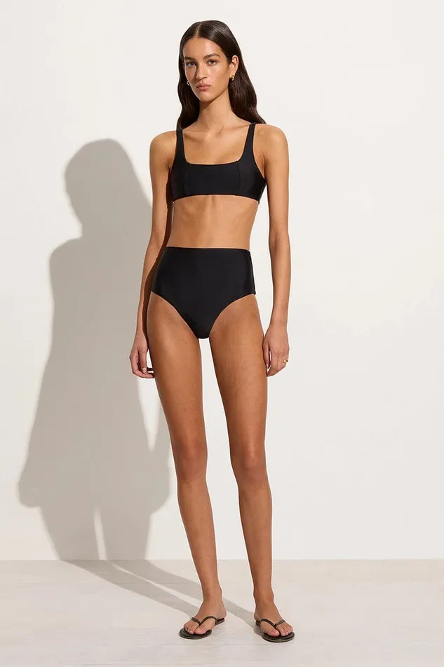 Faithfull The Brand Swim Afonso Bikini Bottoms Black 8211 Final Sale 8211 Women