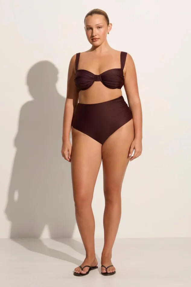 Faithfull The Brand Swim Sol Bikini Top Soil 8211 Women
