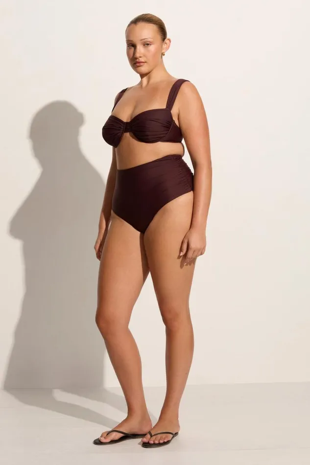 Faithfull The Brand Swim Sol Bikini Top Soil 8211 Women