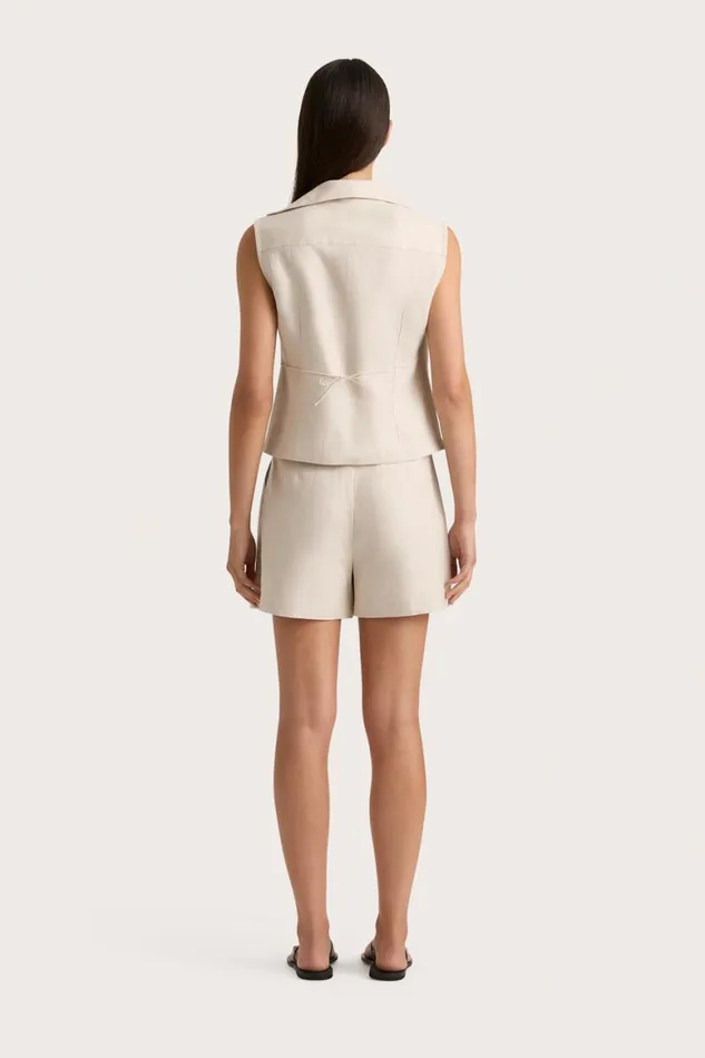 Faithfull The Brand Tops Antibes Shirt Sand 8211 Women