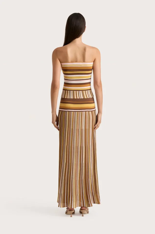 Faithfull The Brand Tops Citara Strapless Top Cocoa 8211 Women