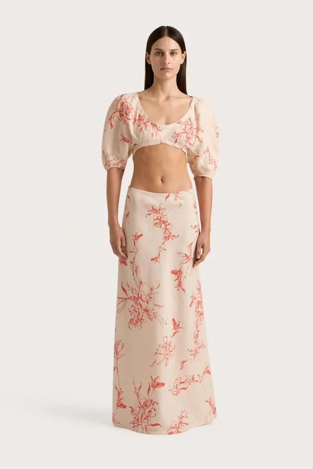 Faithfull The Brand Tops Soleil Top Leilani Vermilion 8211 Women