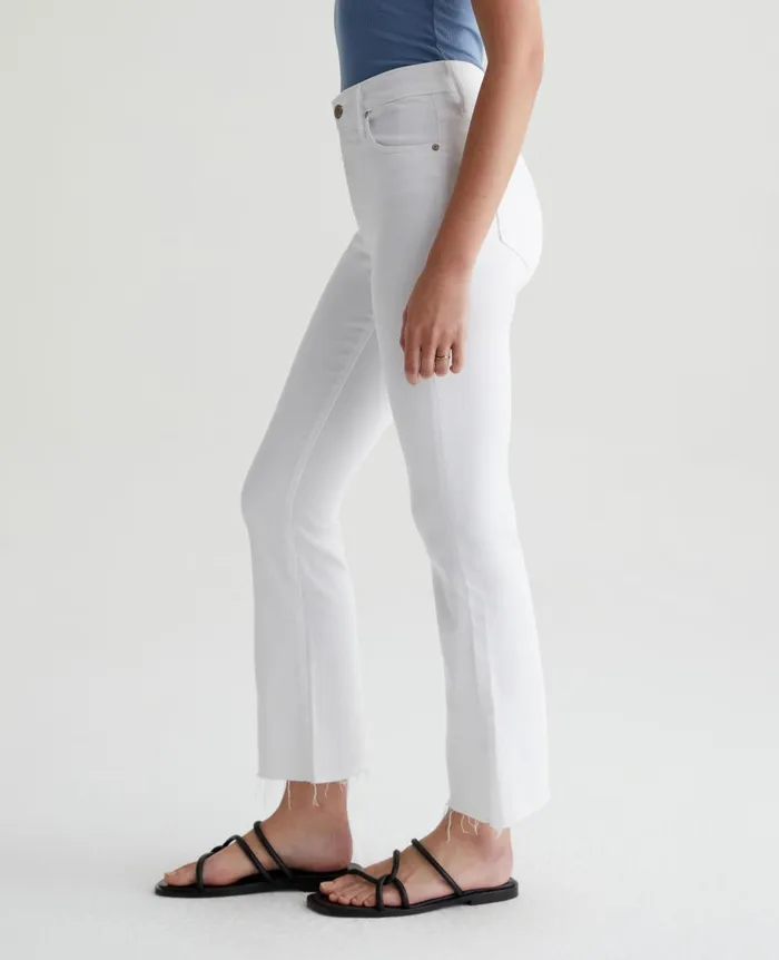 Farrah Boot Crop Modern White Women AG Jeans Denim