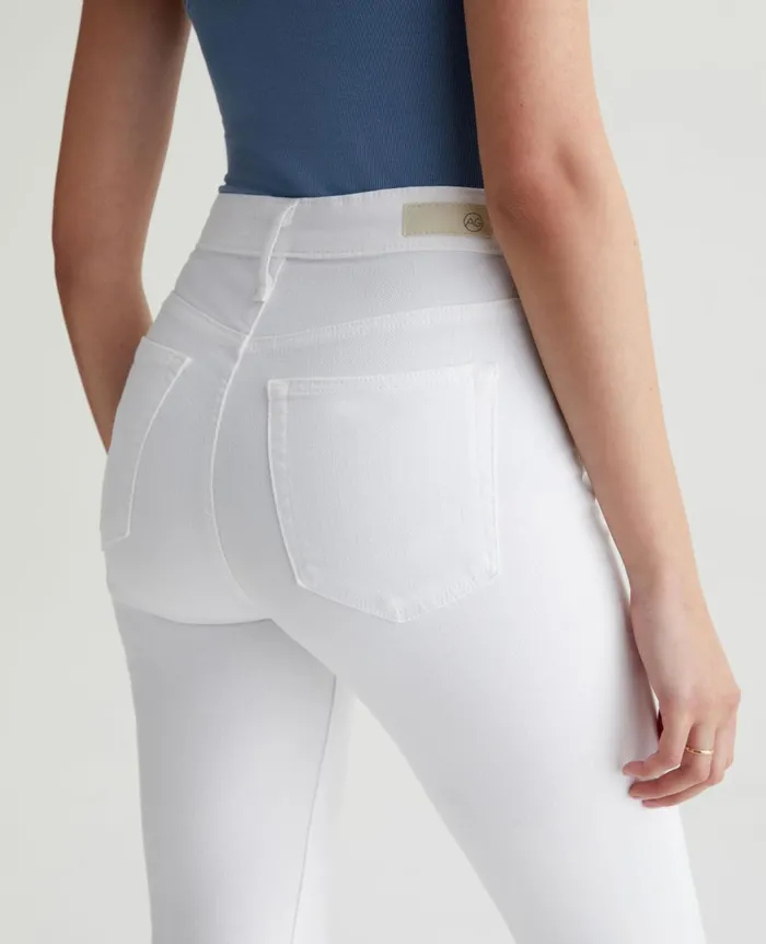 Farrah Boot Crop Modern White Women AG Jeans Denim