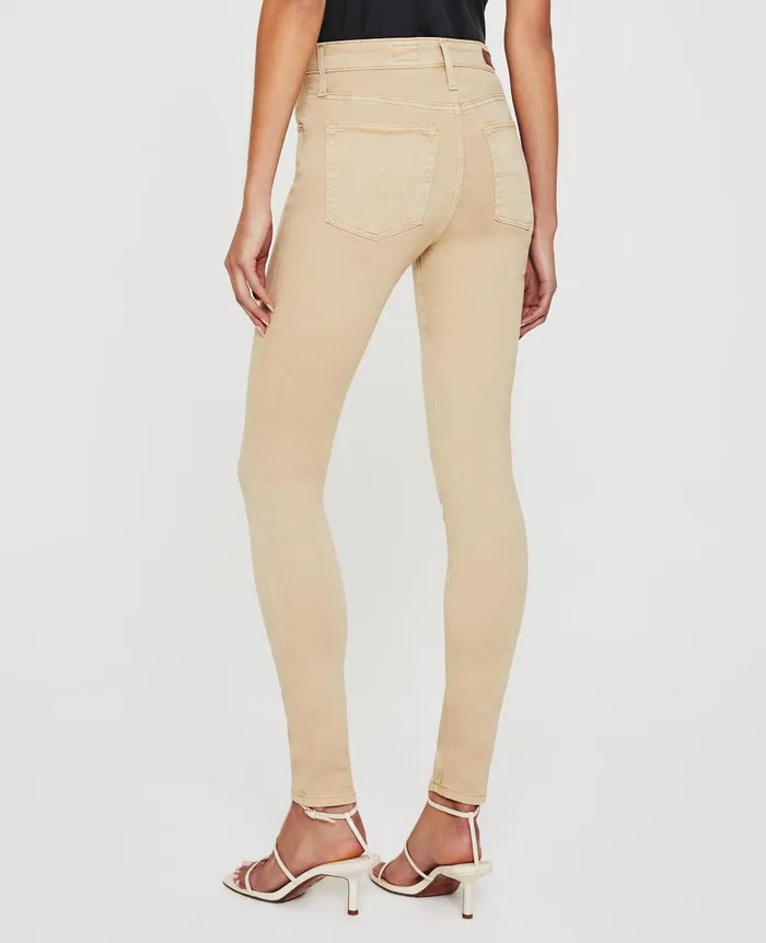 Farrah Skinny Sulfur Toasted Almond Women AG Jeans Pants